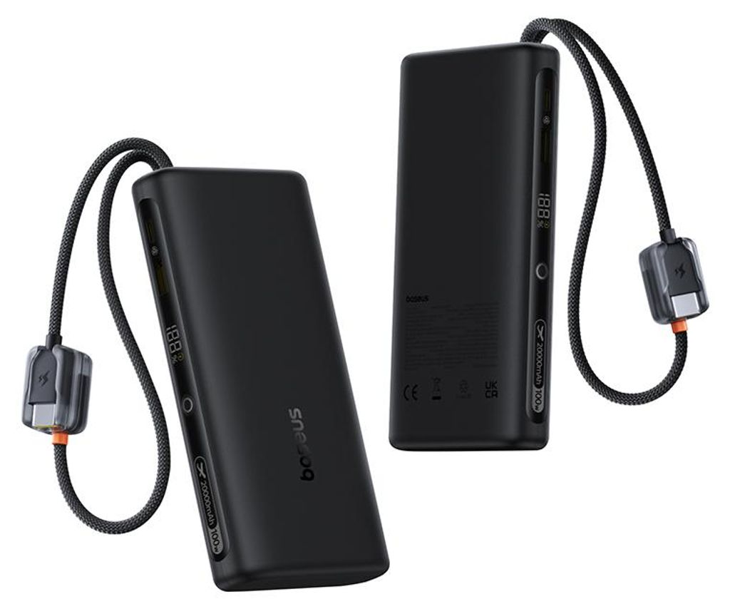 Baseus Power Bank Z Wyświetlaczem Cyfrowym I Podwójnymi Zdjęcie produktu 
