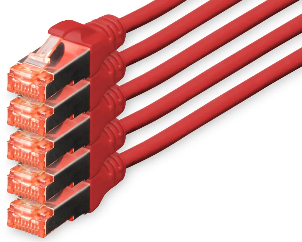 Cavo Patch DIGITUS Cat 6 S/FTP 20m Grigio - Set 5 Pezzi Offerta - 7
