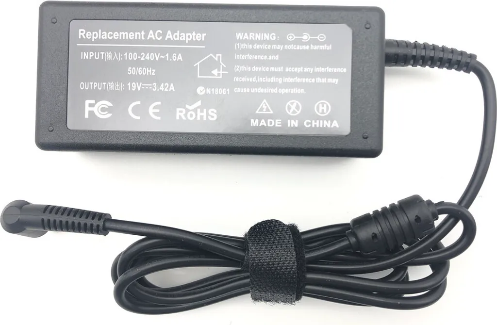 Alimentatore 65W Asus X456UA UB UF UJ - Caricatore Laptop 19V 3.42A