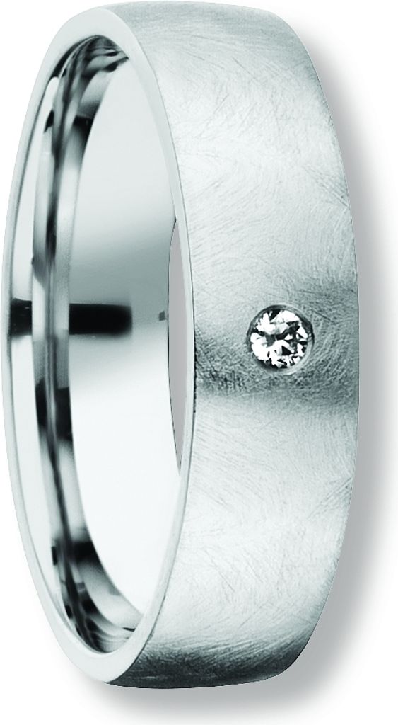 Freundschaftsring Zirkonia 925/- Silber rhodiniert Produktbild 