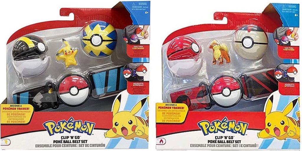Pokémon Clip 'n' Go Poké Ball Belt Set - mix motívov Obrázok produktu 