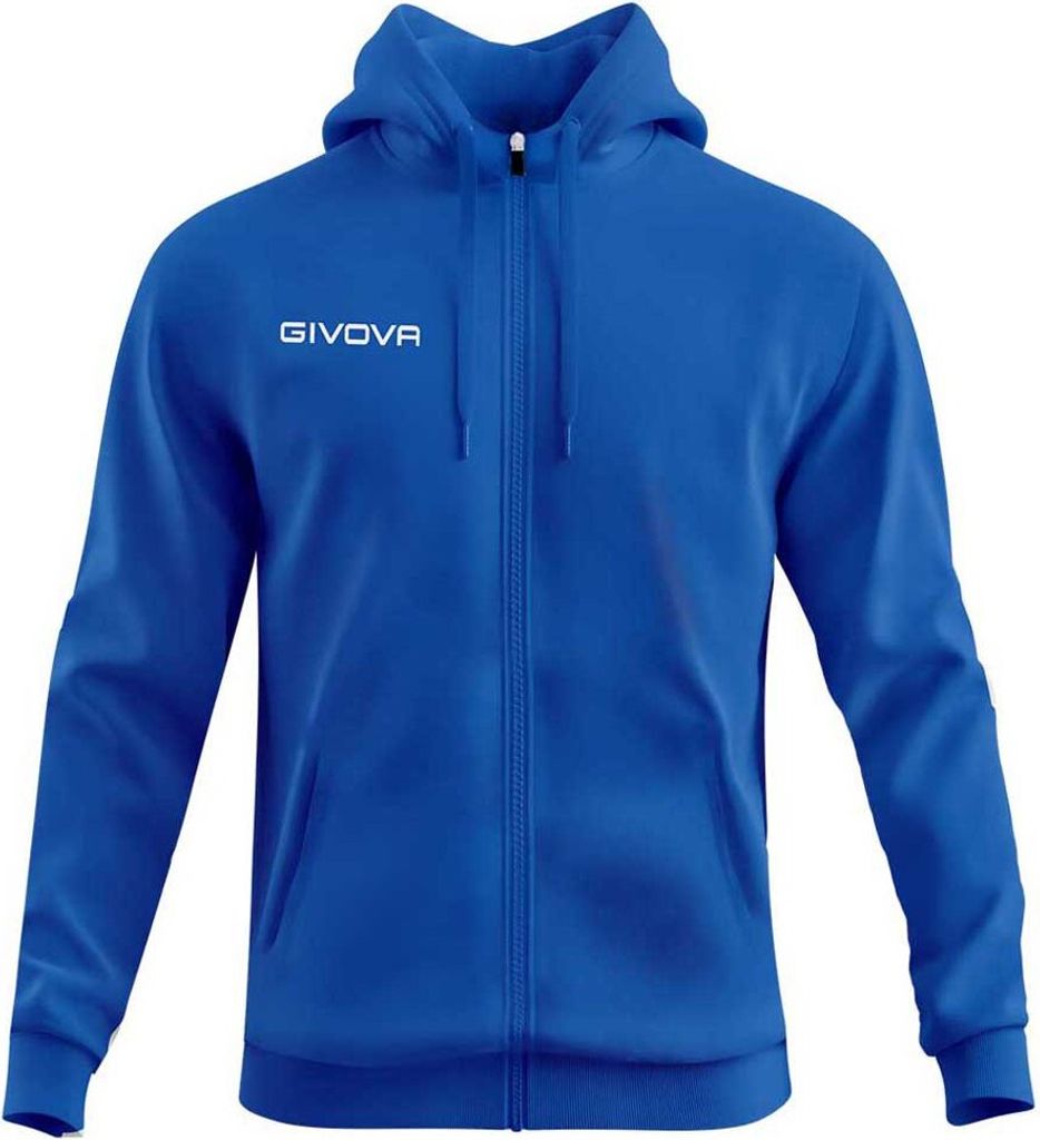 Givova 500 Reißverschlusspullover Blau 2XL Mann Blau 2XL
