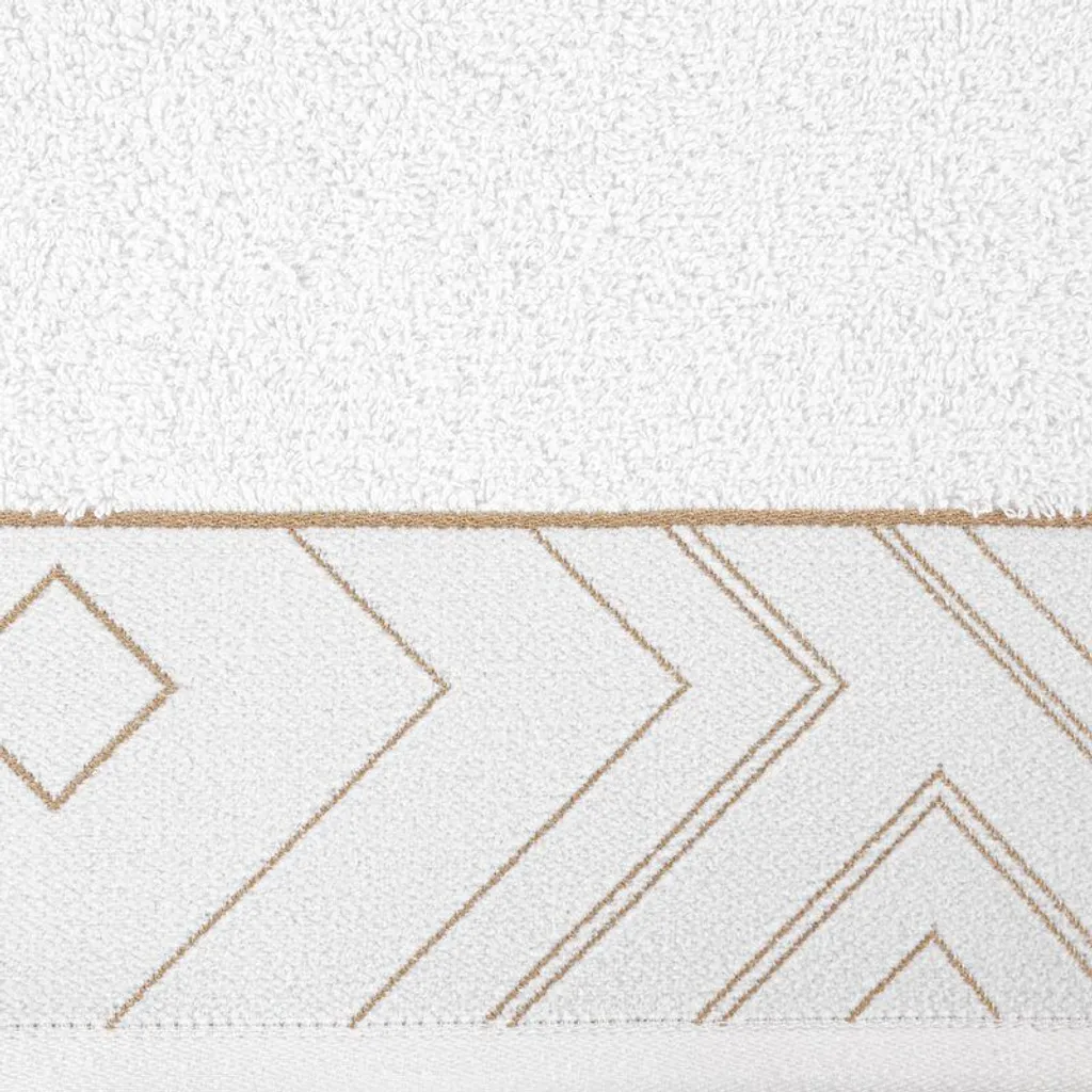 Asciugamano 70x140 Blanca 9 oro bianco geometria 500g/2 spugna collezione limitata Eurofirany