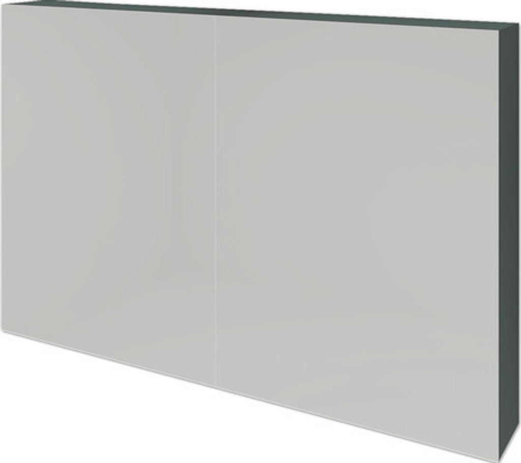 Spiegelschrank Sanox 100 x 13 x 65 cm petrol 2-türig