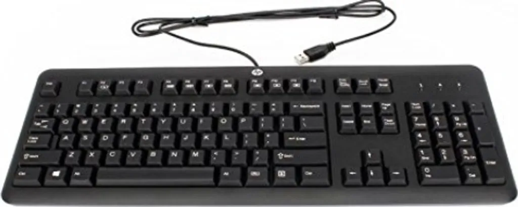 Clavier Filaire HP Classic USB Nordic avec Touches Silencieuses Noir