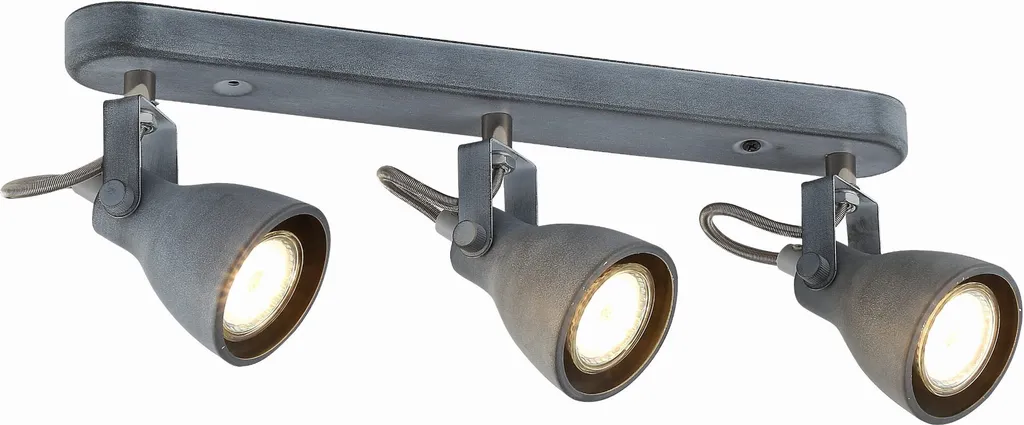 Plafonnier gris compact ASH Candellux pour optimiser l'espace et la lumière