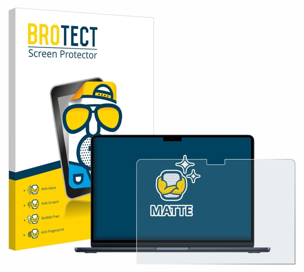 BROTECT Schutzfolie für Apple MacBook Air 13" M5 2026 Displayschutz Displayschutzfolie Folie Matt Entspiegelungsfolie