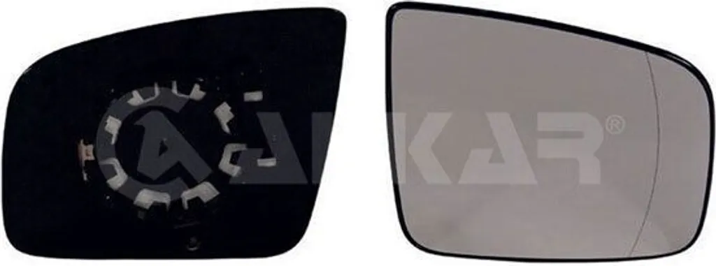 Verre de rétroviseur asphérique droit ALKAR 6472710 OE A0028114233 W639