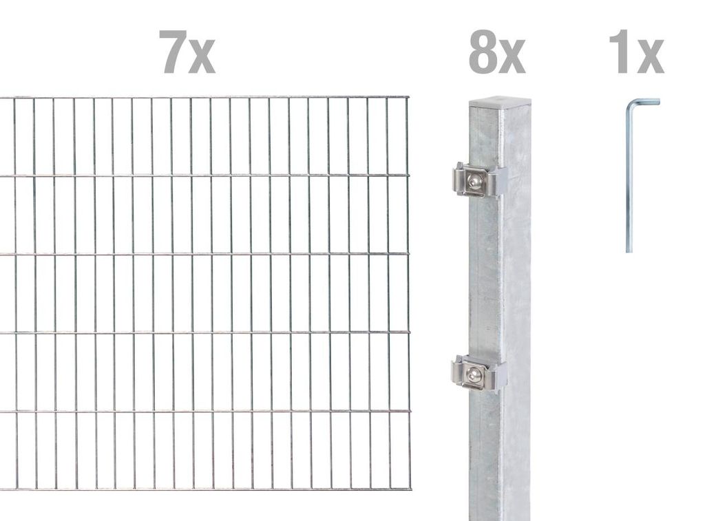 Alberts 655044 Ogrodzenie z podwójnej siatki drucianej jako Zdjęcie produktu 