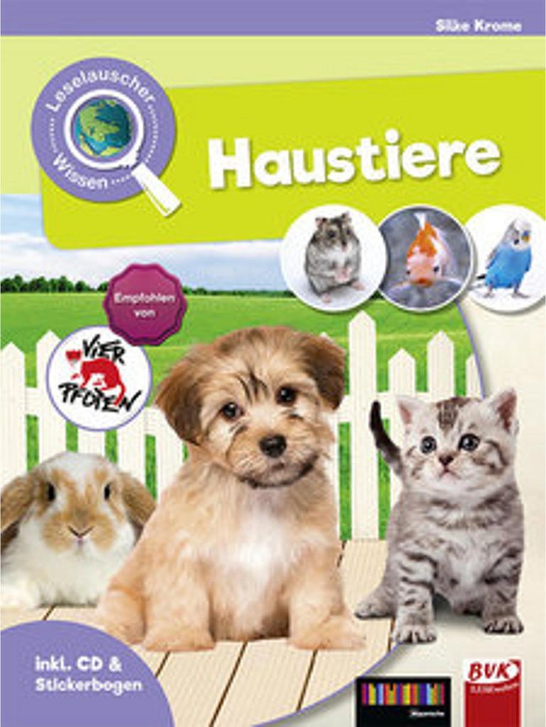 Leselauscher Wissen: Haustiere (inkl. CD und Stickerbogen)