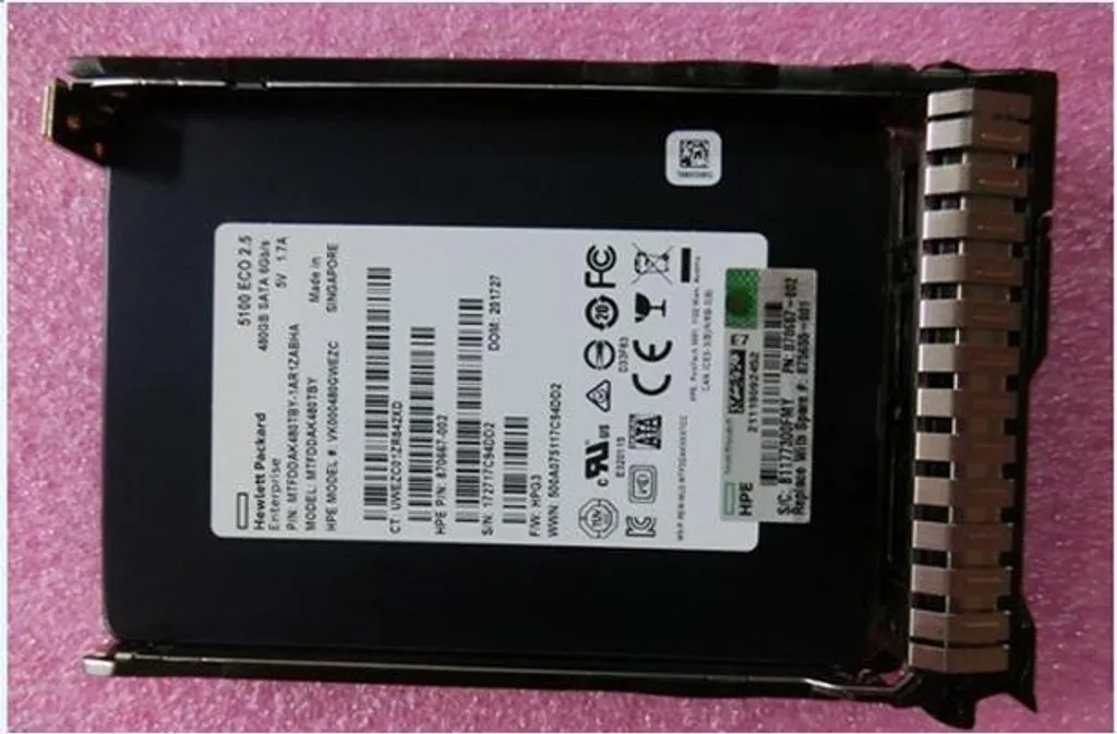 SSD HPE 480Go SFF SATA contre la lenteur de vos serveurs de stockage