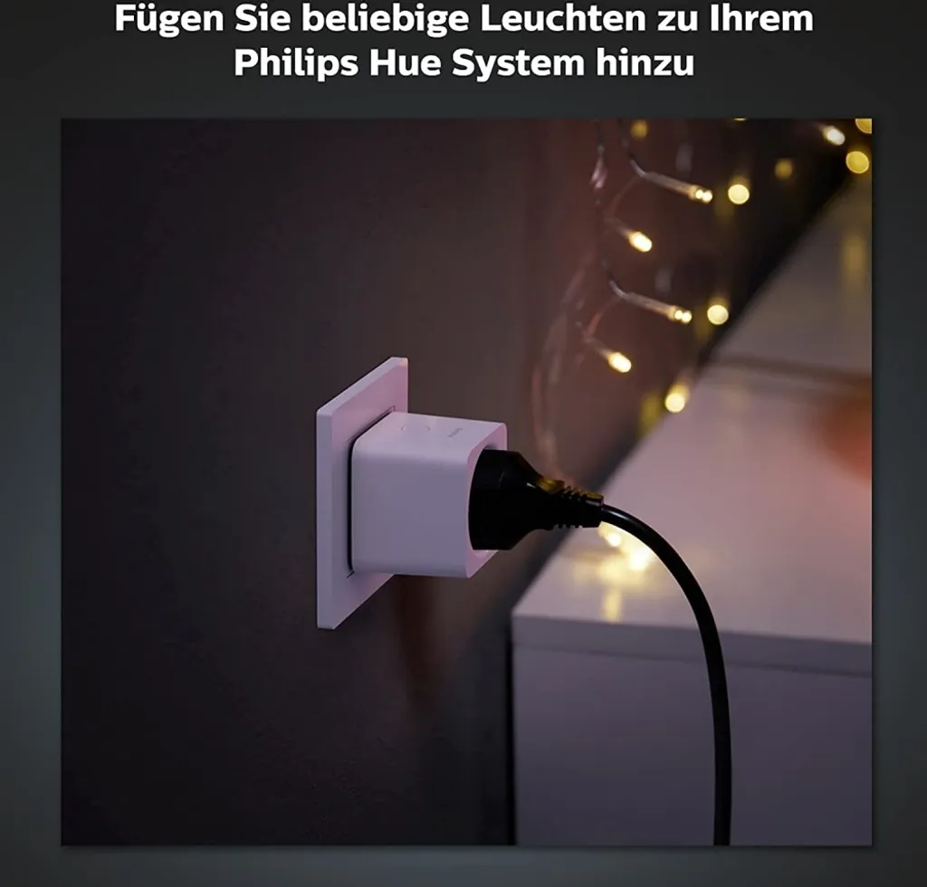 Philips Hue Smart Plug EU Prise Intelligente Blanche Zigbee Compacte - 4
