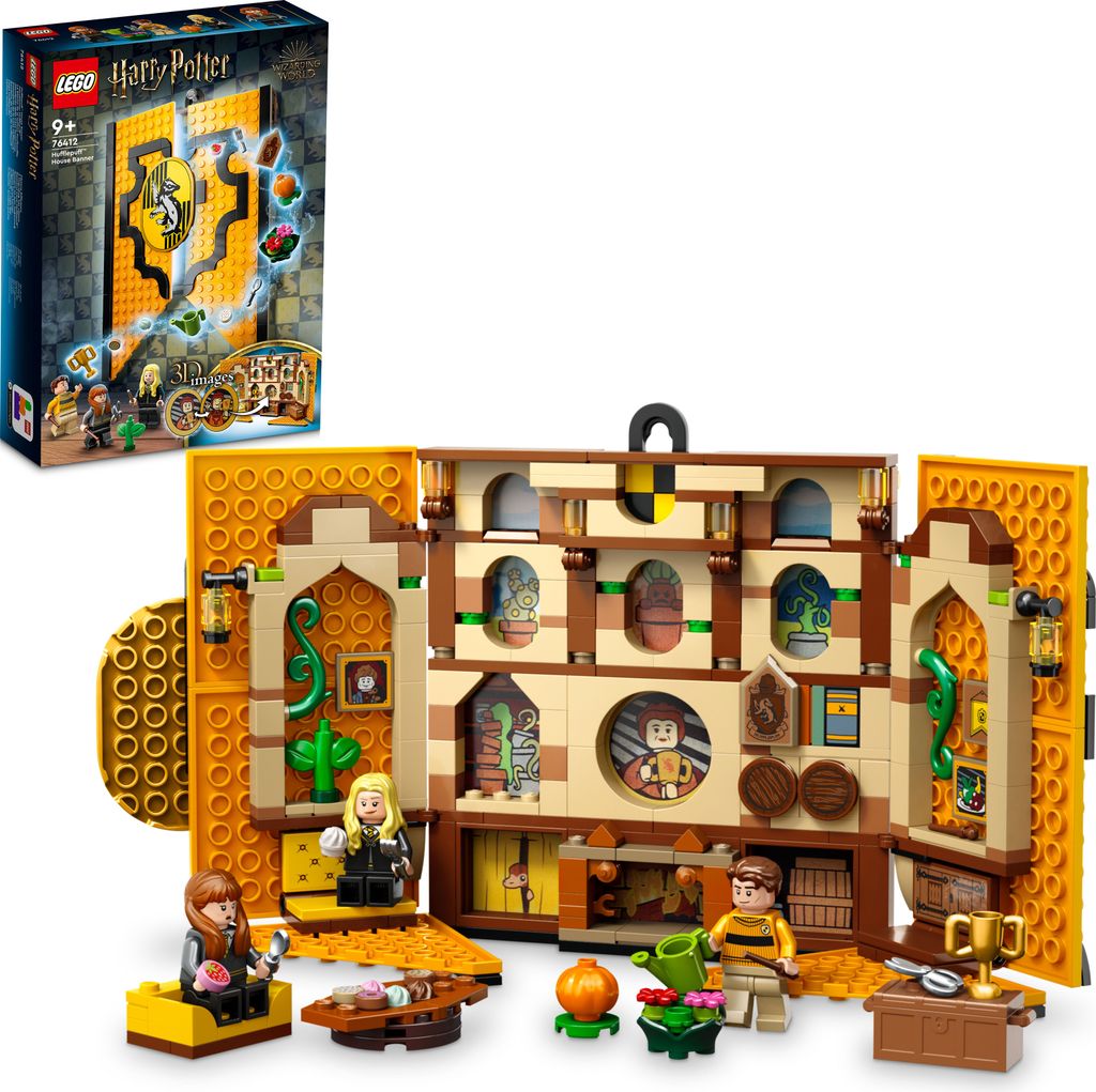 LEGO 76412 Harry Potter Hausbanner Hufflepuff, Produktbild 