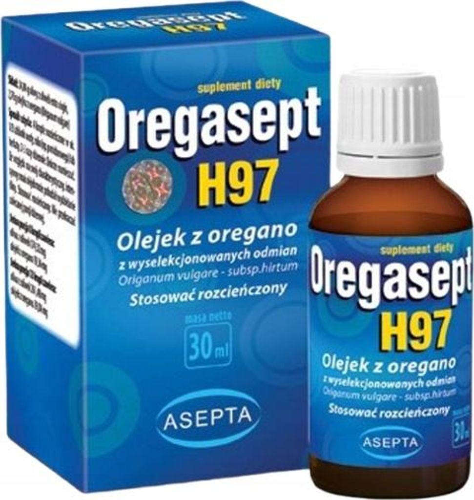 Orgasept H97 Oreganoöl Asepta 30 ml Produktbild 