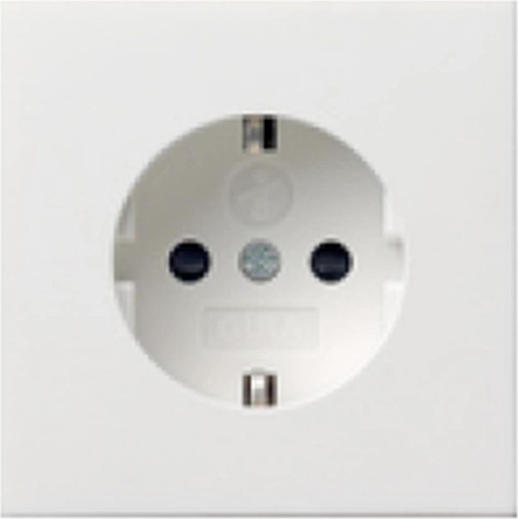 GIRA 0453112 SCHUKO SH Flächenschalter Reinweiß Produktbild 