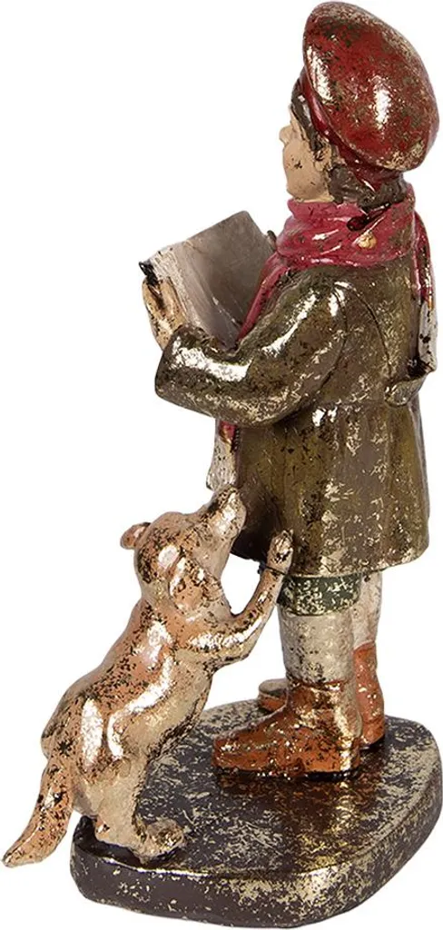Crèche de Noël pour Centre de Table - Figurine Rouge Clayre & Eef - 7