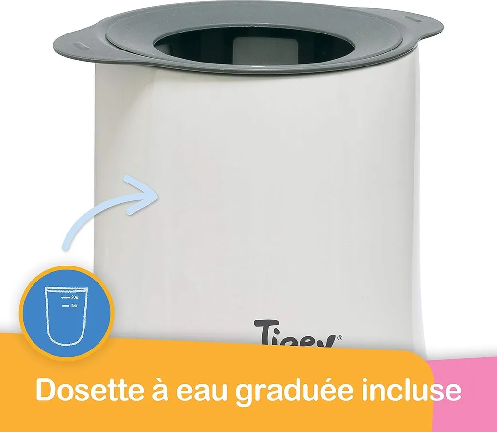 Chauffe-biberon rapide TIGEX 60 secondes double alimentation