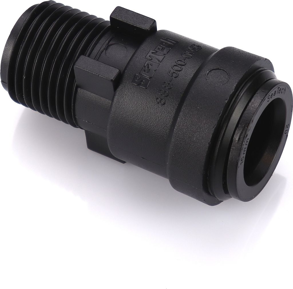 SeaTech Quick-Connect Verbindungsstück Ø15mm x 1/2" NPT Außengewinde