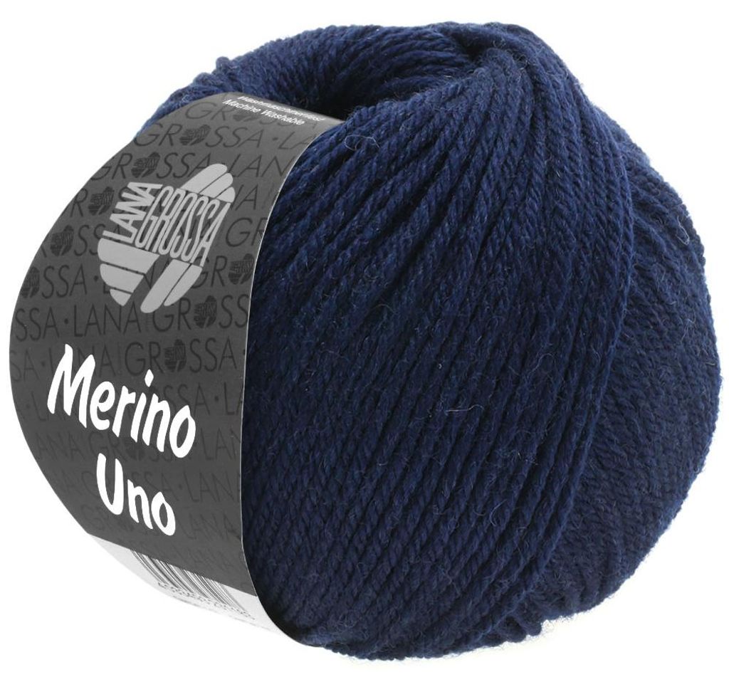 Lana Grossa - Merino Uno 0004 nachtblau Produktbild 