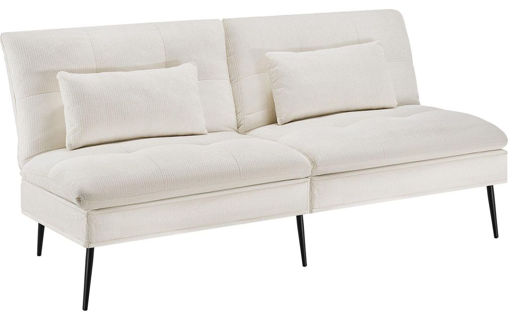 tectake® Schlafsofa, 3in1, 3-Sitzer, 6-fach verstellbare Produktbild 