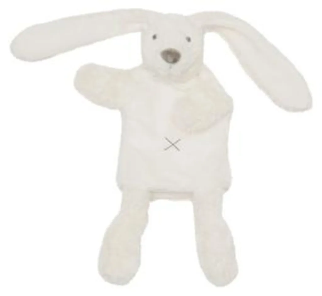 Cadeau Naissance : Marionnette à main Lapin Blanc Richie Happy Horse