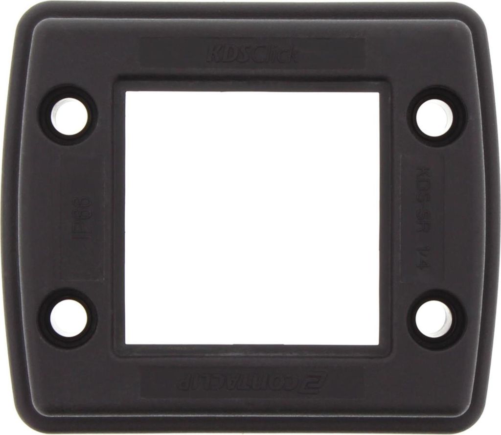 CONTA-CLIP Kabeldurchführungsrahmen KDS-SR inklusive Inlay 1-fach für klein, groß und doppelte Dichtelemente, Inlays 1-