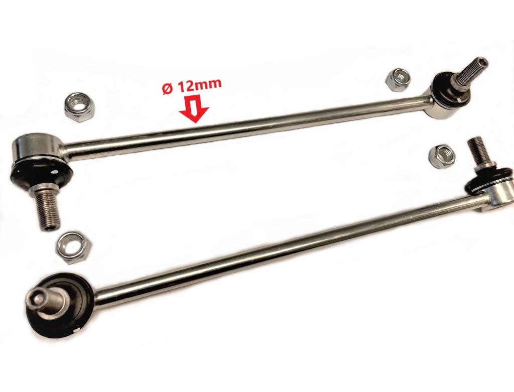 Koppelstange Set 12mm Vorderachse ab 40mm Tiefer für Audi Seat Skoda VW Golf 5-7