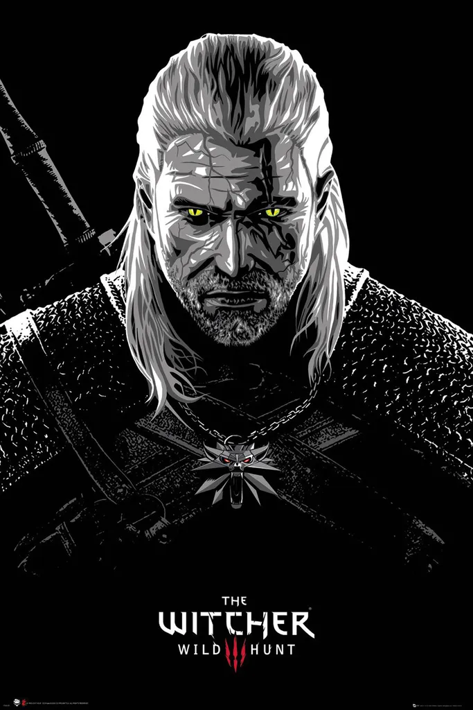 Déco Murale The Witcher : Affiche Empoisonnement et Suspension en Bois