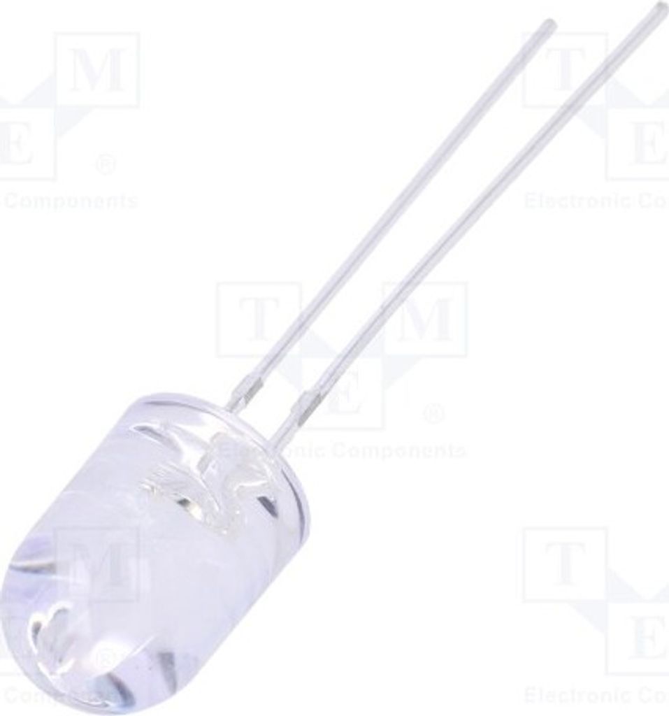 5x LED blau OSB5SA8B31B LED Dioden THT 8mm 4200÷5800mcd 30° 8mm