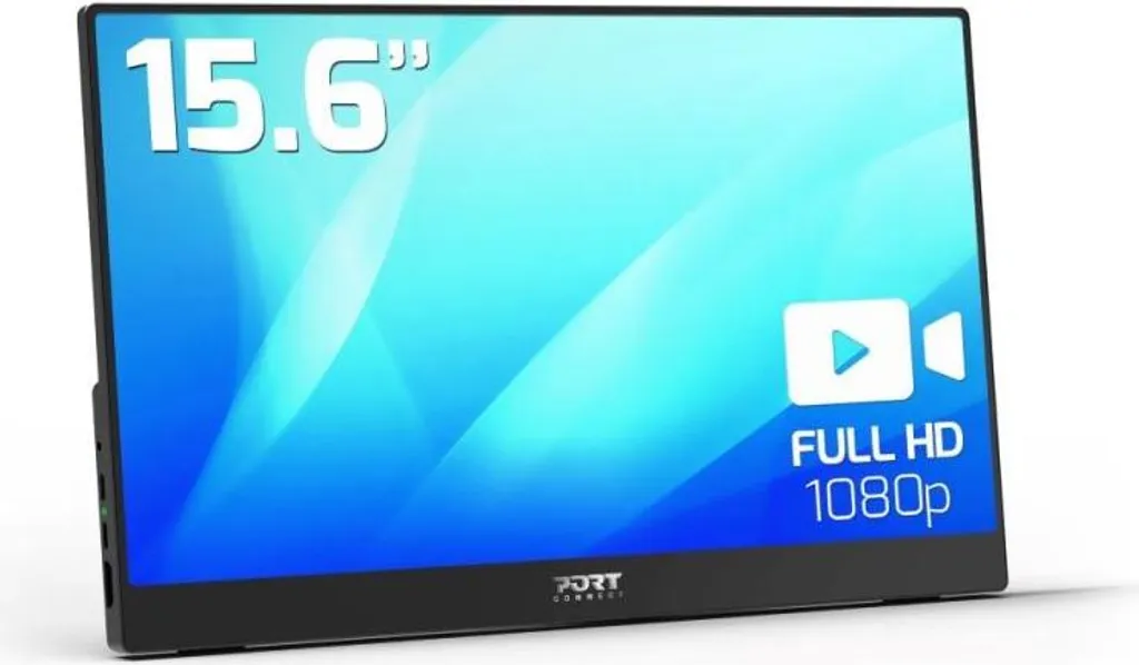 Moniteur Portable 15,6 Pouces Full HD - Écran Secondaire LCD pour Laptop