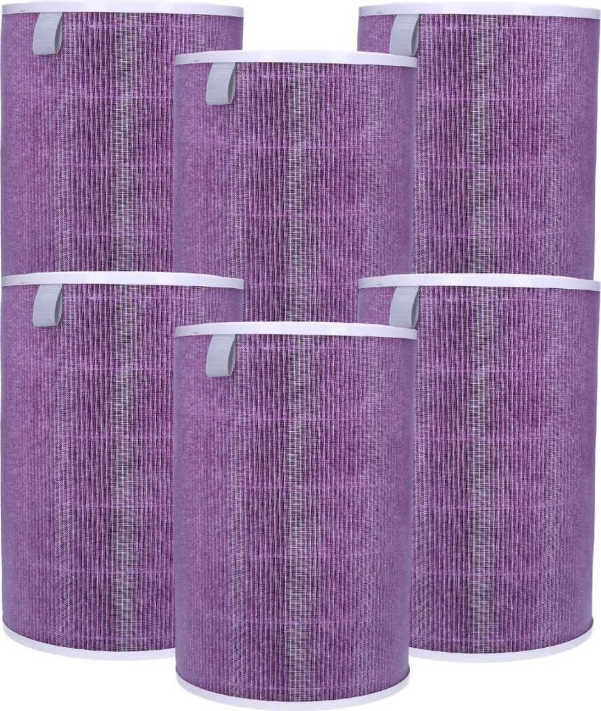 6x Sillar Ersatz-filter Xiaomil Mi Air Purifier Filter - Antibakterielle Mi Smart Air Purifier 6 6S Pro 3