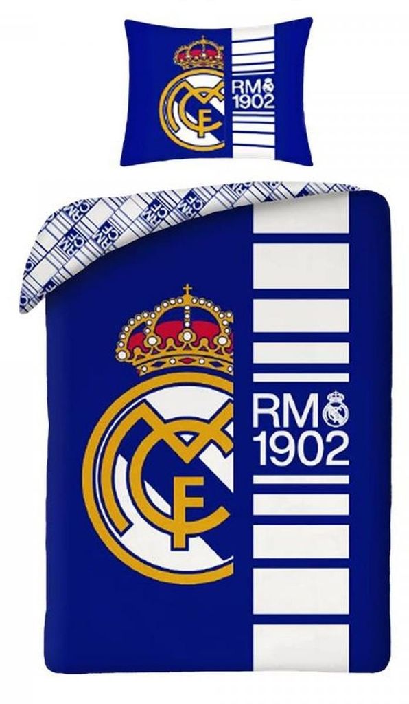 Komplet pościeli Real Madrid, 140x200 cm + 70x90 cm, 100% Zdjęcie produktu 