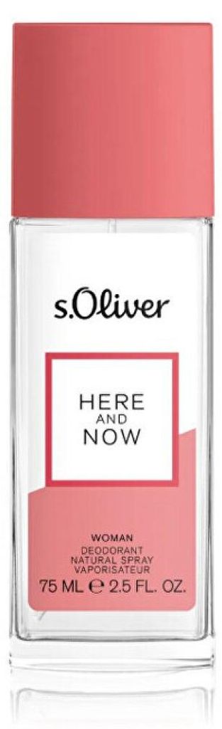 s.Oliver Here and Now Woman Deodorant, 75 ml Productafbeelding 
