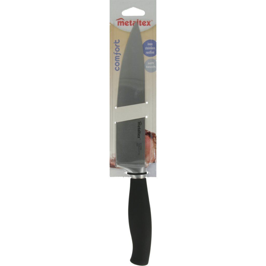 Tomado-Metaltex Metaltex Comfort Küchenmesser 34 cm aus schwarzem Edelstahl