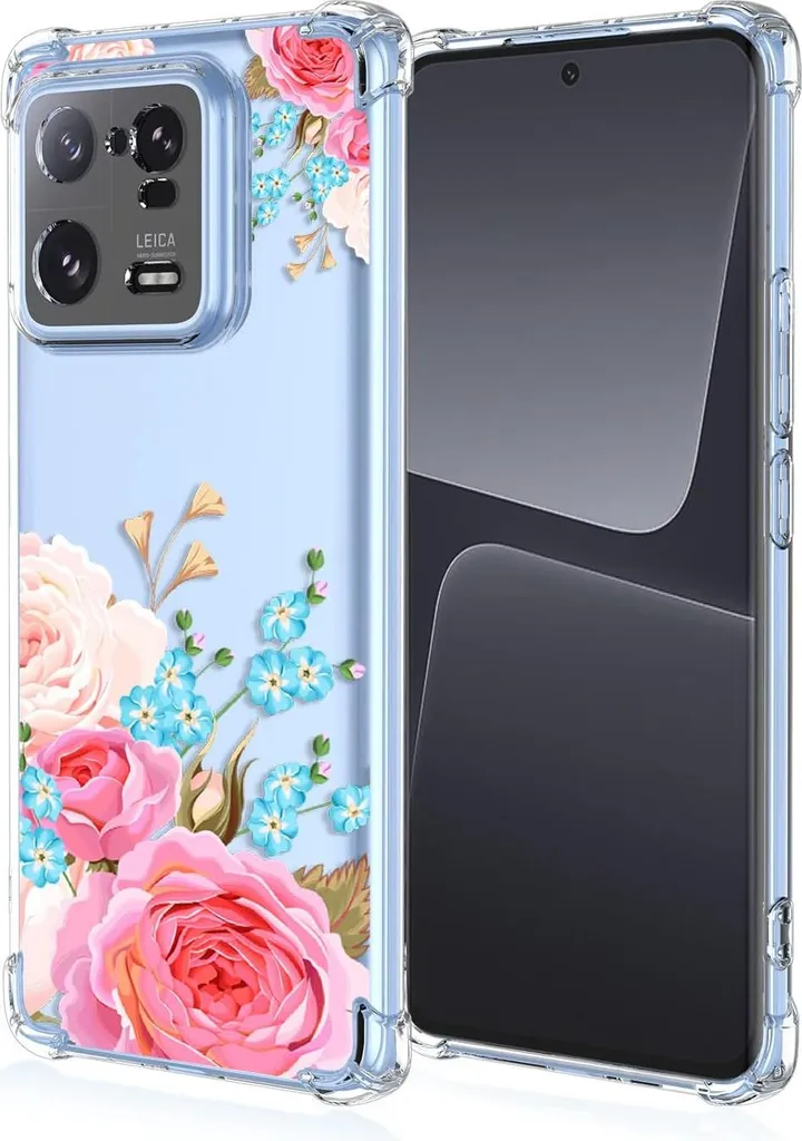 Coque Xiaomi 13 Pro Anti-choc Transparente Design Fleurs Colorées