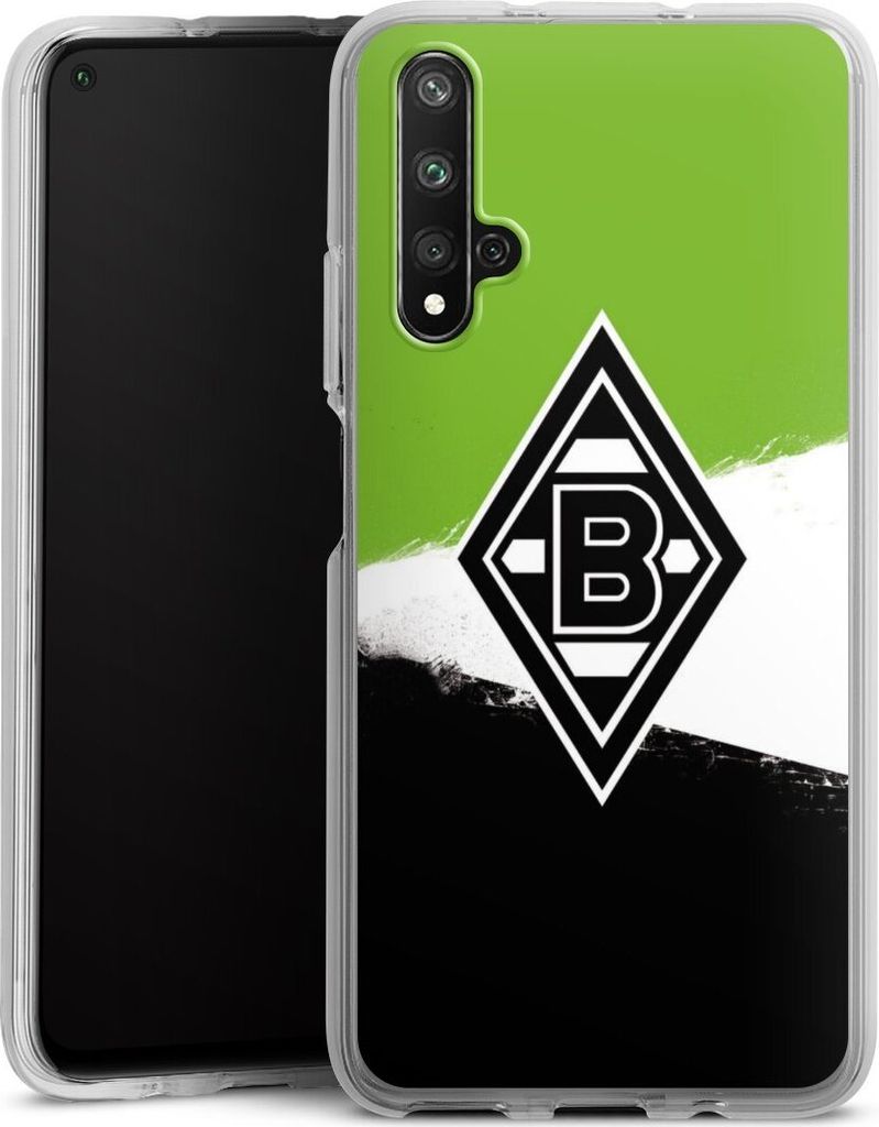 DeinDesign Handyhülle für Huawei Nova 5T Silikon Hülle Case Smartphone Schutzhülle Borussia Mönchengladbach Offizielles Lizenzprodukt BMG