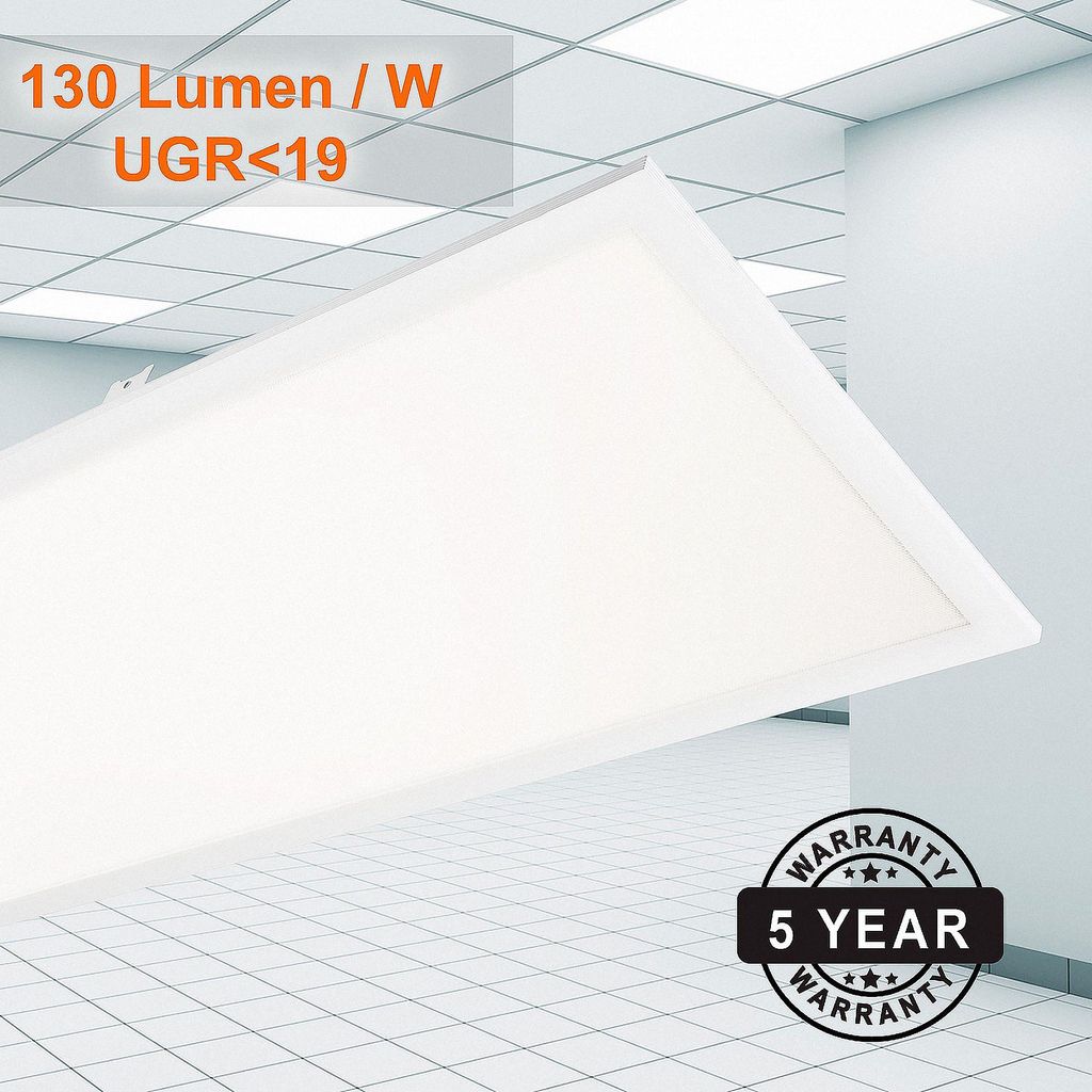 LED Einlegepanel 1195x295 38W (W) 850 Weiß UGR19 Produktbild 