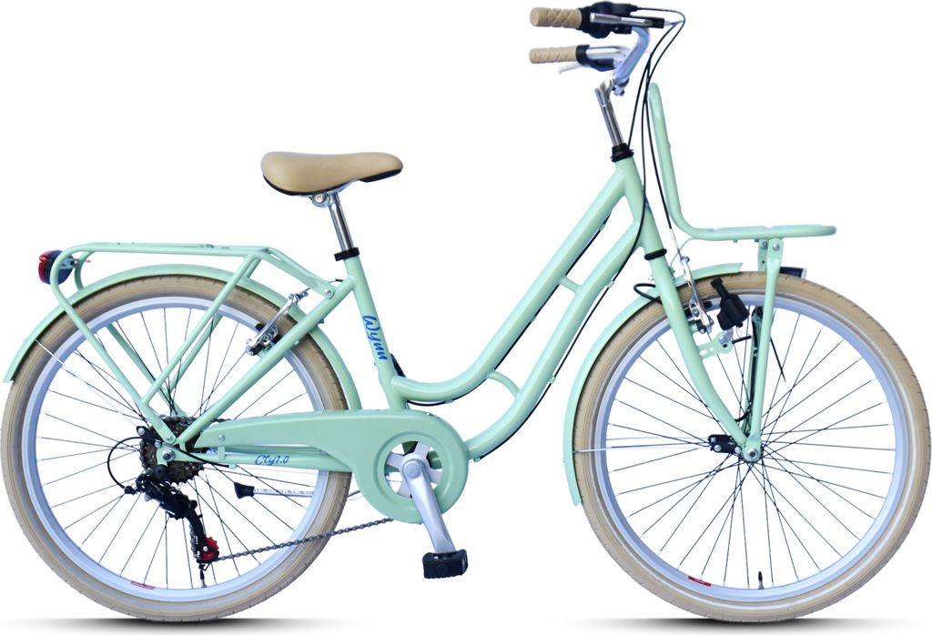 WYNN Kinderrad 24 Zoll KID1.0 grün Rahmenhöhe 38 cm 6 Gänge Produktbild 