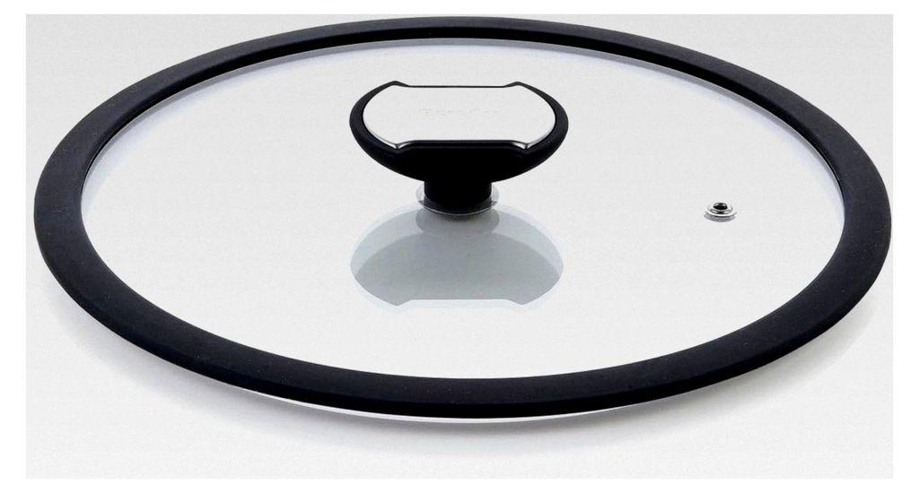 Glasdeckel mit Silikonrand 24 cm für Kochgeschirr der Balance-Serie