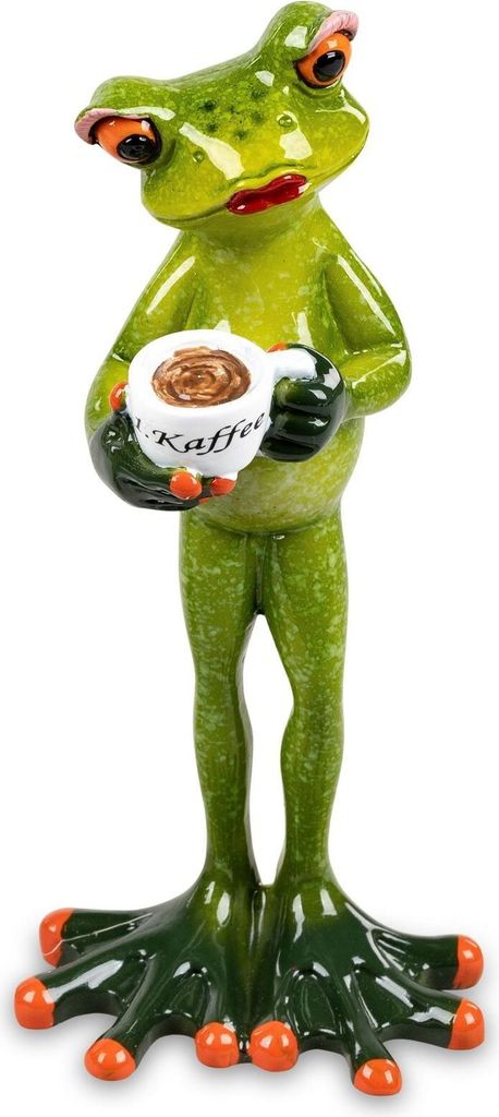 Formano 2er Set Frosch Mann + Frau mit Kaffeetasse Produktbild 