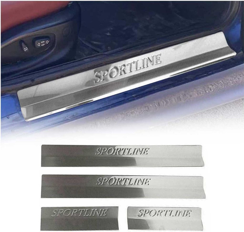 Einstiegsleisten Türschweller für BMW 3er Z3 E36 1990-2000 Edelstahl Silber 4tlg