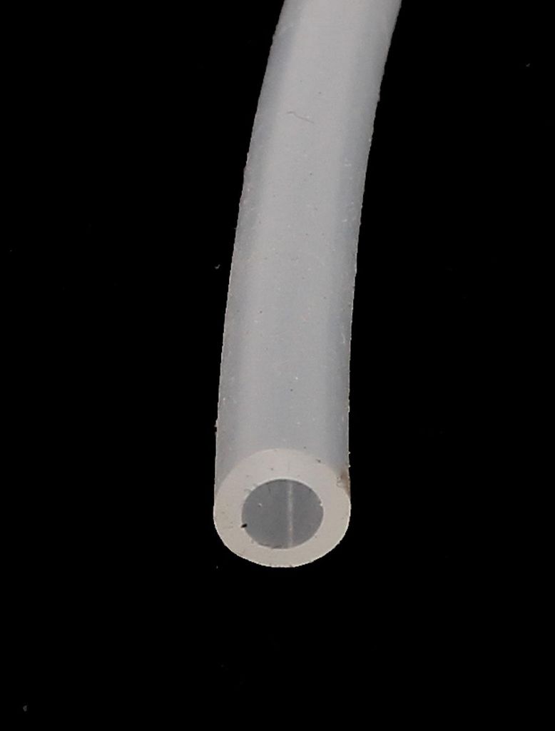 Silikon Rohr 2mm ID 4mm OD 6.56ft Flexibel Silikon Kautschukschlauch Wasser Luftschlauch Transparent fš¹r Pumpentransfer