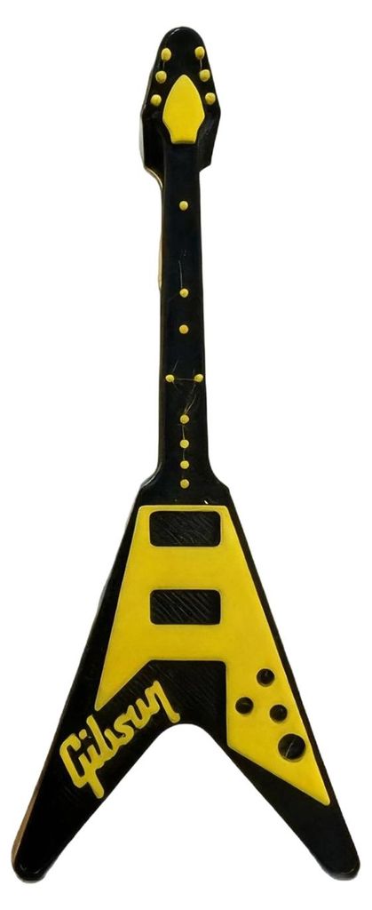 Plektrumhalter im Verstärkerlautsprecher-Design, V-förmiger Plektrumhalter, 3D-gedruckte Plektrum-Aufbewahrungsbox für Gitarristen und Musikbege...