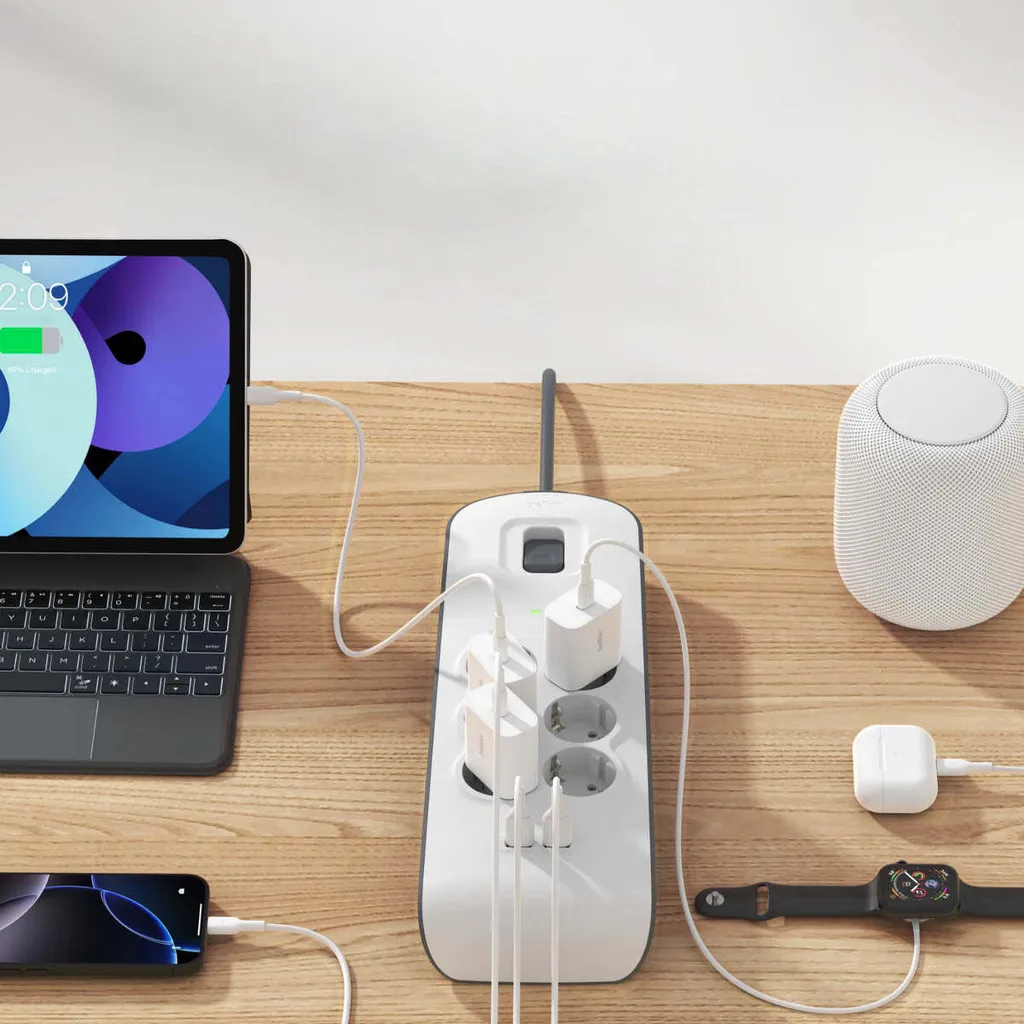 Belkin Multiprise avec Protection Surtension 6 Prises et 2 Ports USB 2m - 10