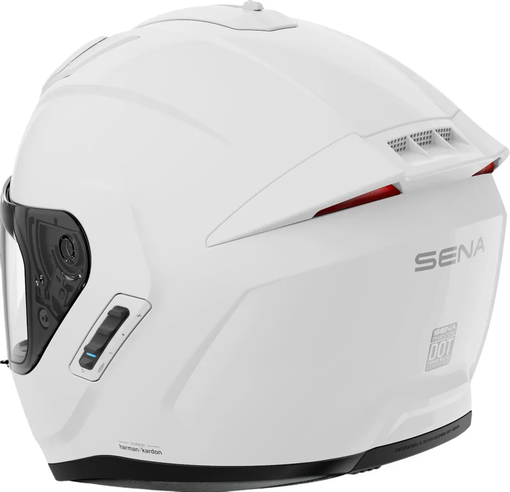 Sena PHANTOM-WTE.L Casque Moto Brillant avec Intercom 60S Intégré - 4