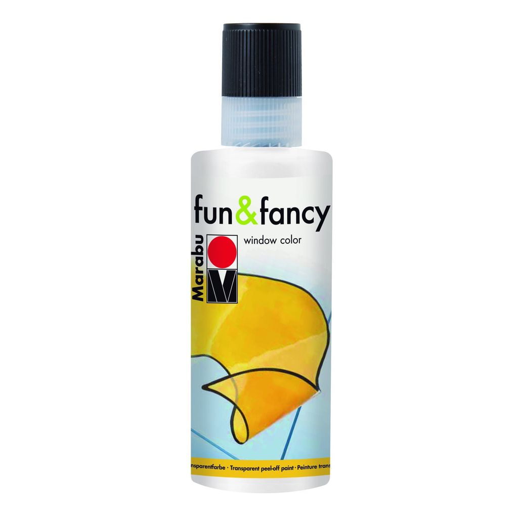 Marabu Window Colour "fun & fancy", 80 ml, transparent Image du produit 