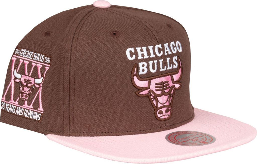 Mitchell & Ness Snapback Cap NEOPOLITAN Chicago Bulls braun