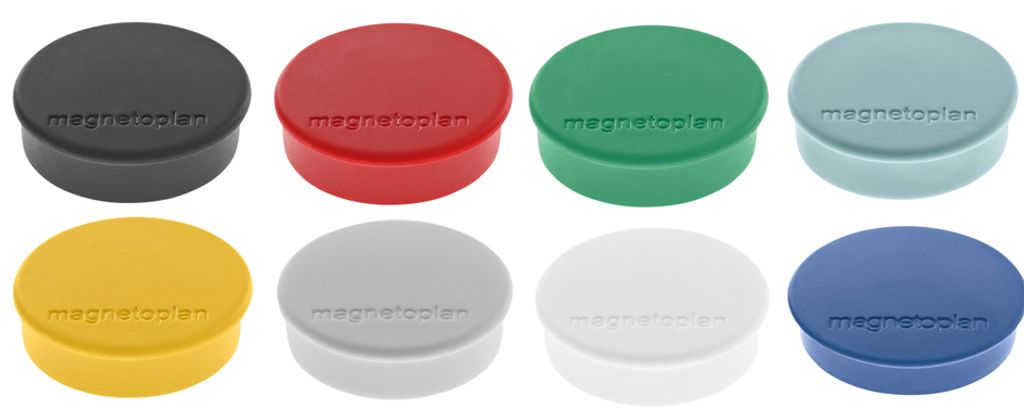 magnetoplan Discofix Rundmagnet "hobby" farbig sortiert 10 Produktbild 