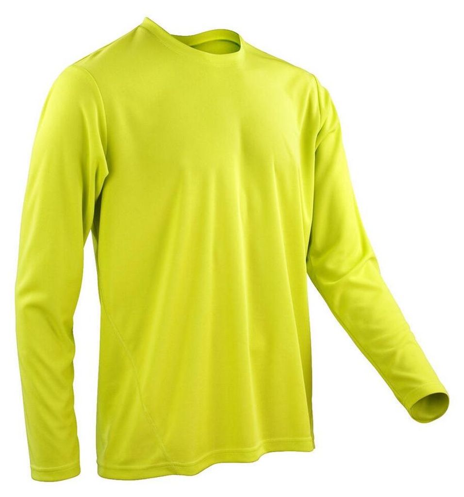Spiro - "Performance" T-Shirt für Herren/Damen Uni Langärmlig FK1835 (XL) (Limone)