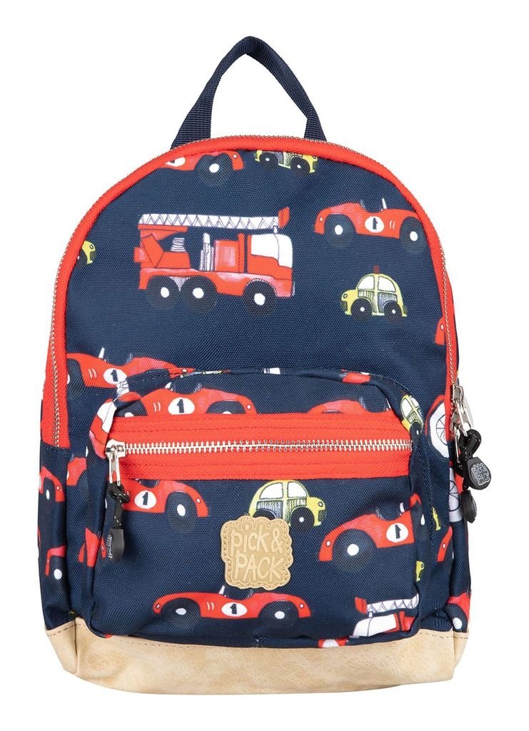 Pick & Pack Freizeitrucksack Rucksack Cars Backpack 7L Navy dunkelblau